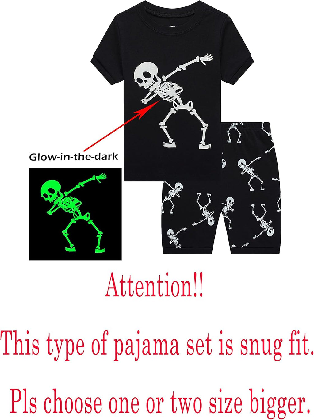 Boys Short Sleeve Pajamas Kids Summer Pjs Children Pajamas