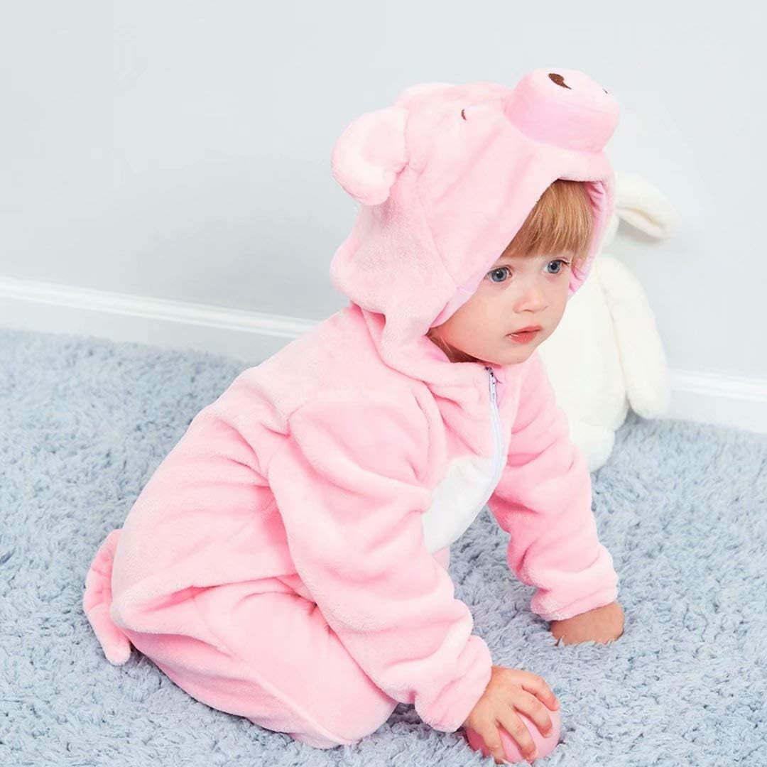 Unisex Toddler Baby Animal Costumes for Halloween Dress-Up Romper