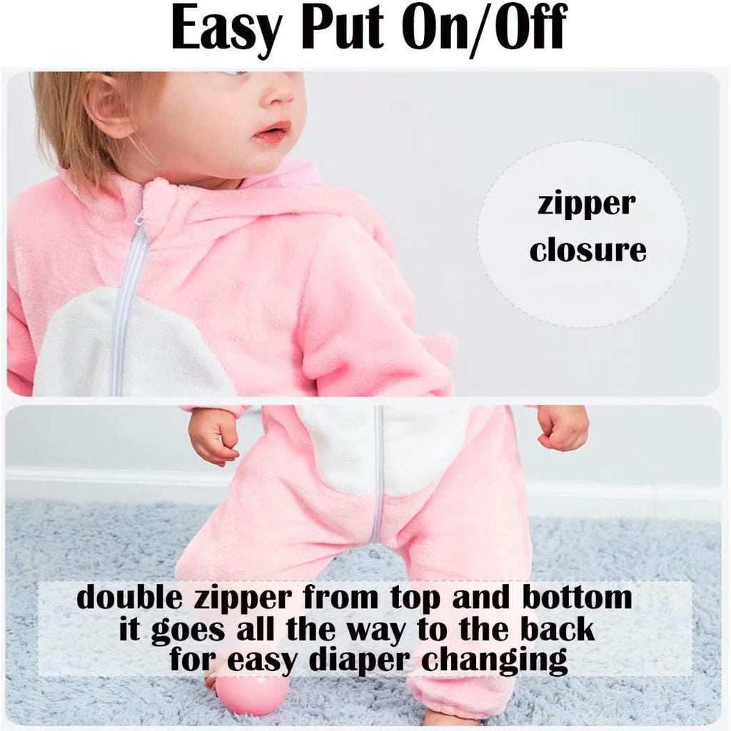 Unisex Toddler Baby Animal Costumes for Halloween Dress-Up Romper