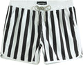 Men's Vintage 80s 90s Swim Trunks with Mesh Lining - Quick Dry Board Shorts