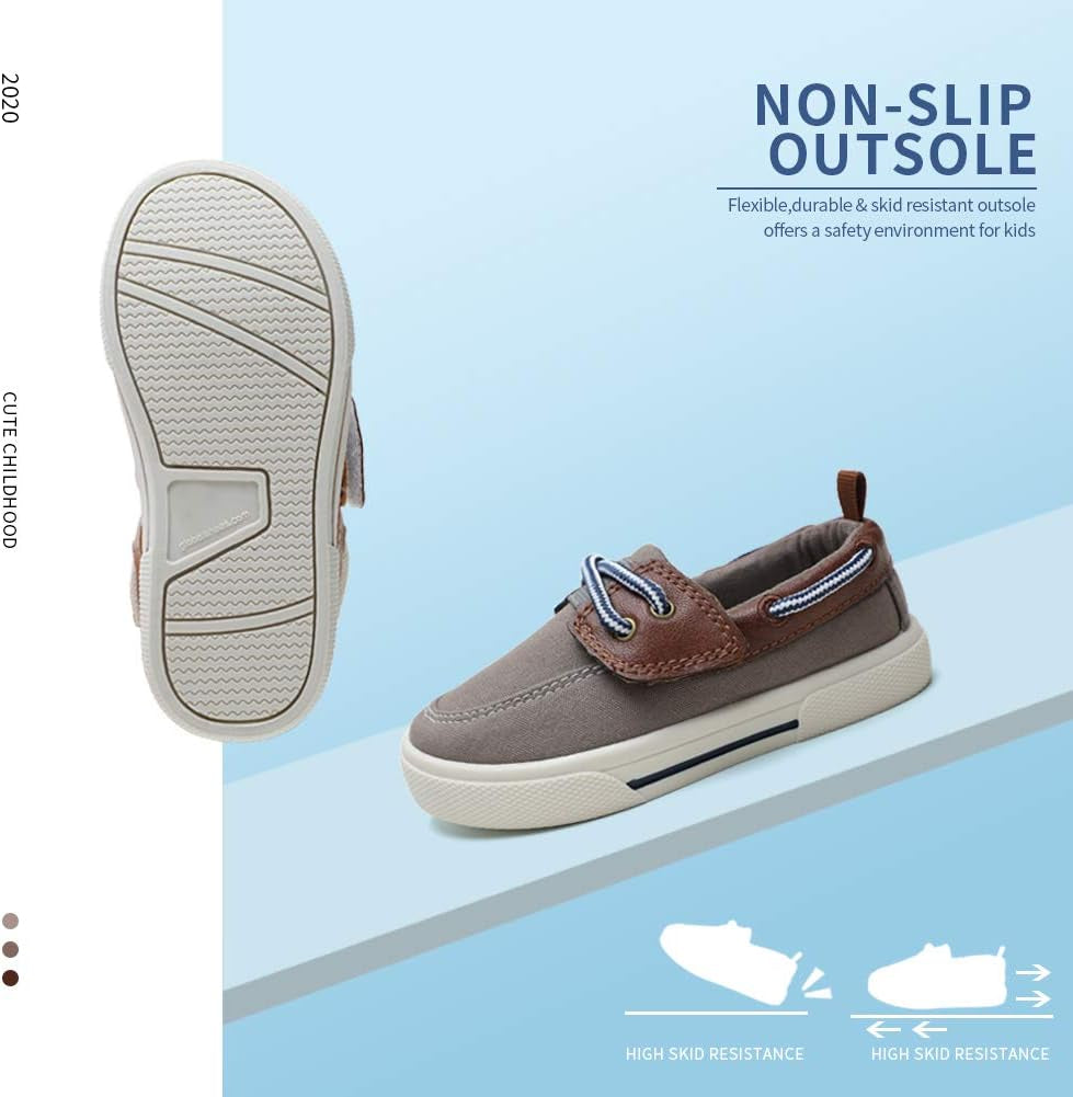 Toddler Boys' and Girls' Canvas Boat Shoes Sneakers